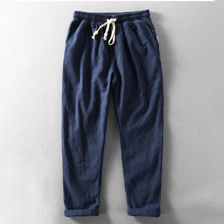 Elaren Cotton-Linen Joggers