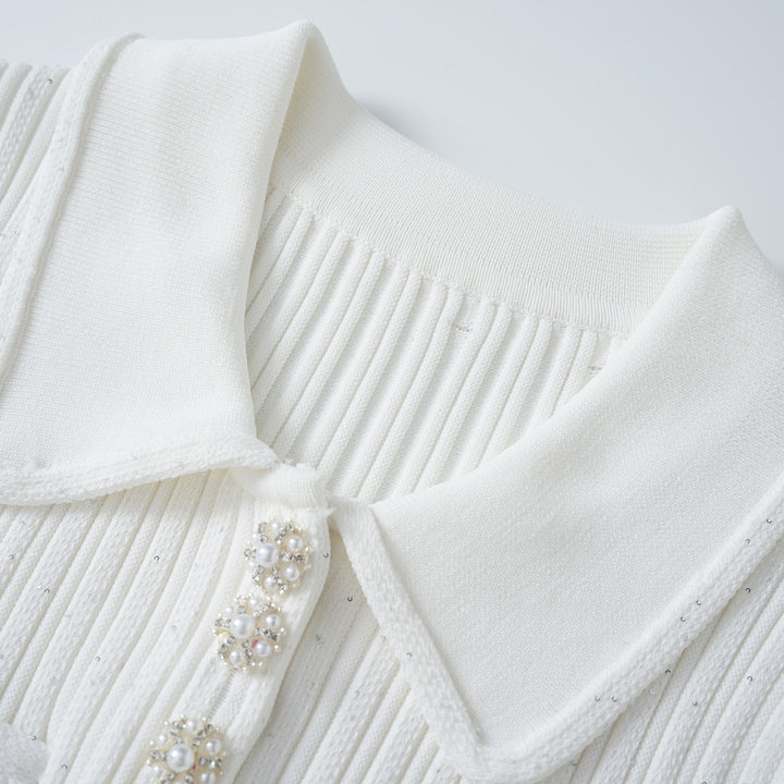 Alvoria Buttoned Knit Dress