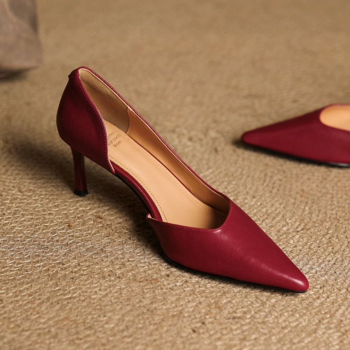 Velisse D’Orsay Leather Pumps