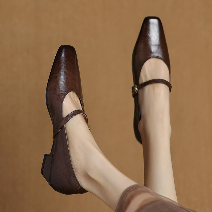 Cédrine Leather Pumps