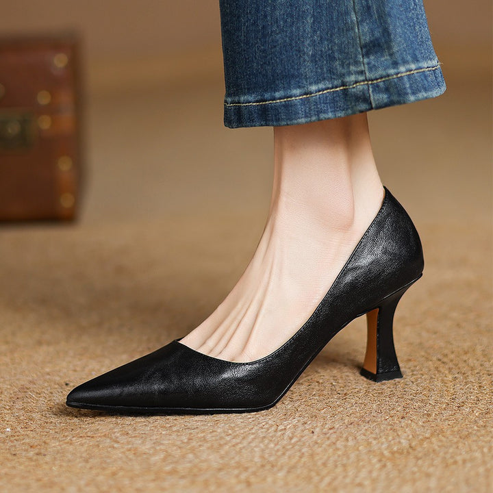 Mirelle Lambskin Heels