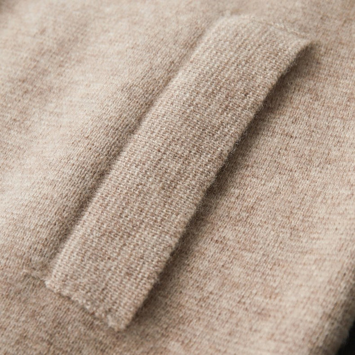 Orvien Wool Collar Cardigan