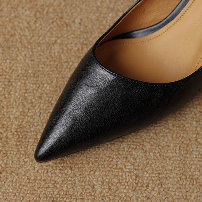 Cymara Leather Heels