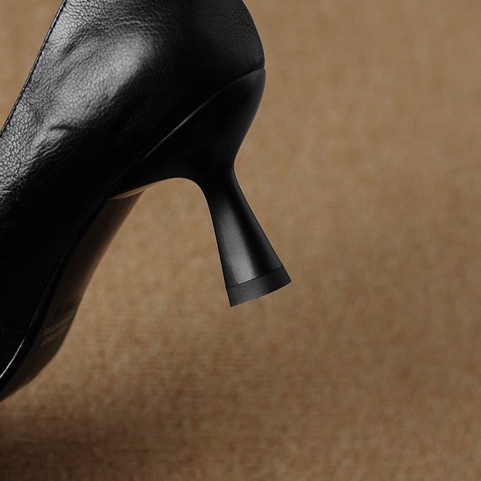 Cymara Leather Heels