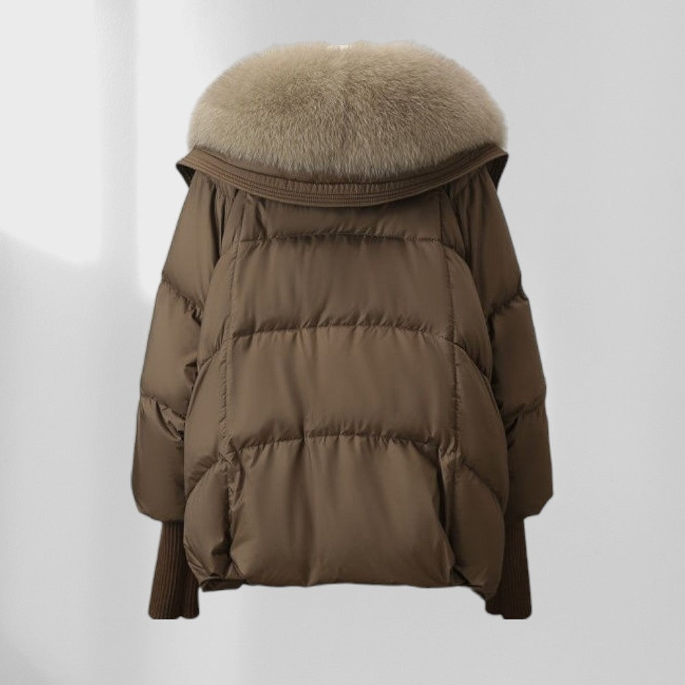 Averne Padded Fur-Collar Jacket
