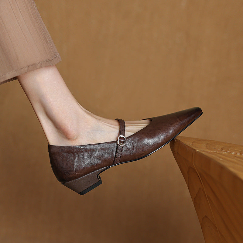 Cédrine Leather Pumps