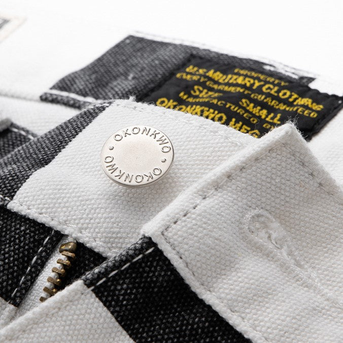 Barlow Heavy Canvas Stripe Pants