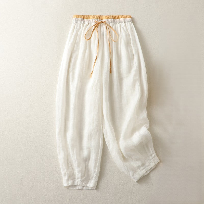 Evara Textured Harem Pants