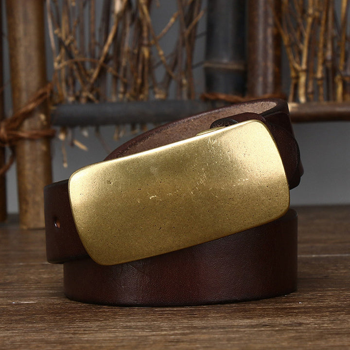 Corven Brass Leather Belt