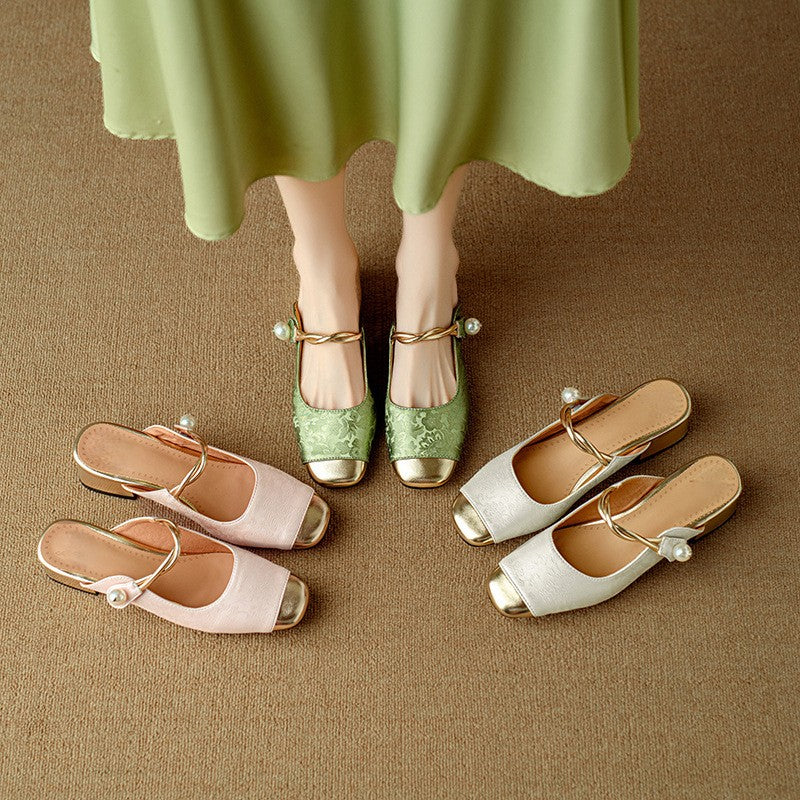 Renna Brocade Mules