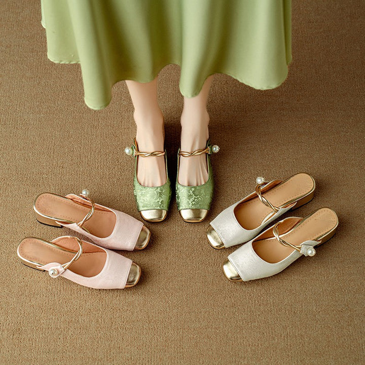 Renna Brocade Mules
