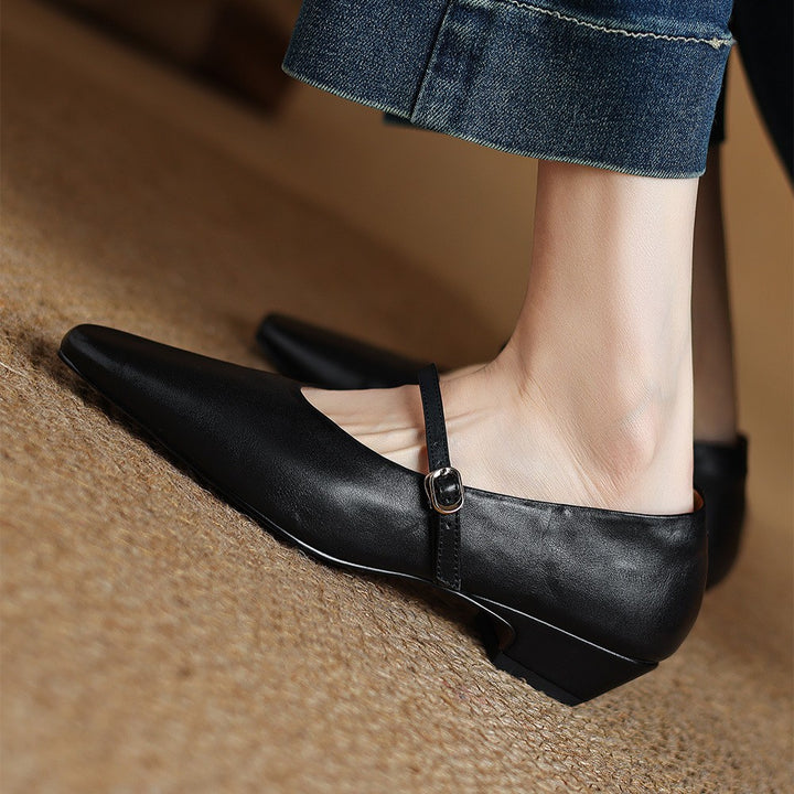 Cédrine Leather Pumps
