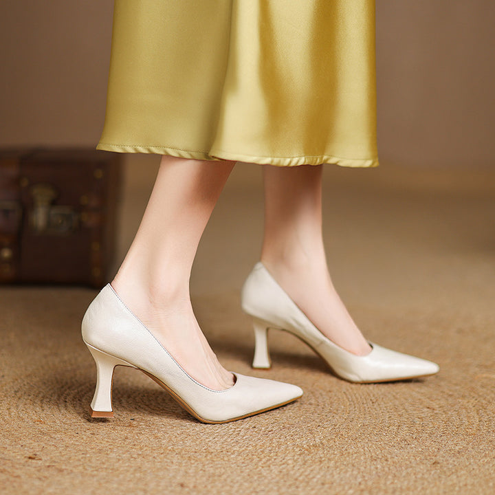 Mirelle Lambskin Heels