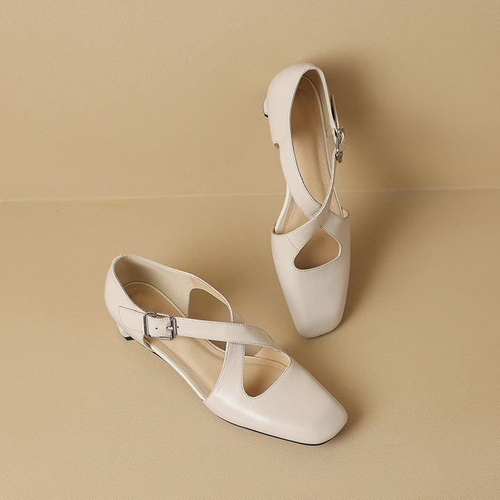 Celise D'Orsay Leather Heels