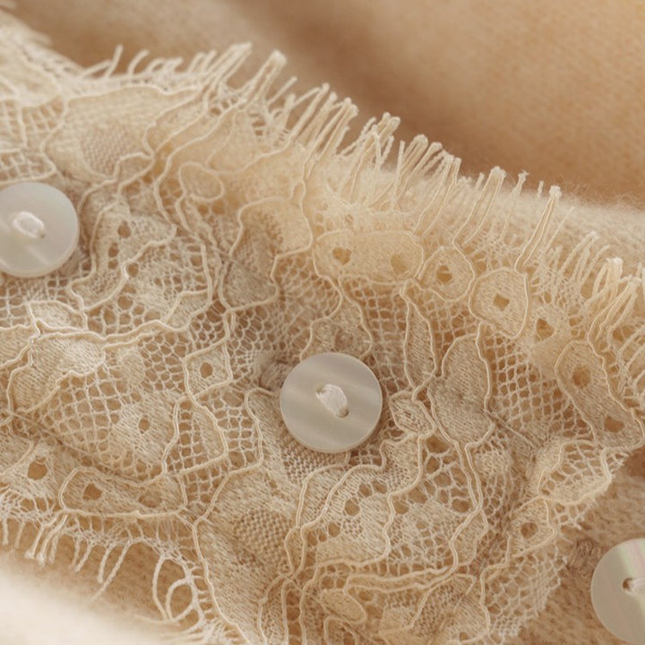 Arlisse Lace Cashmere Cardigan