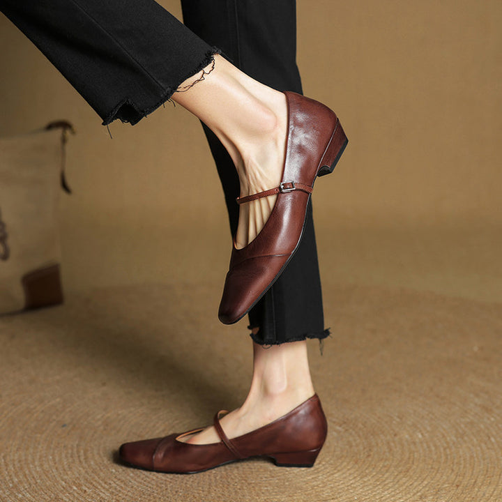 Aurette Leather Pumps