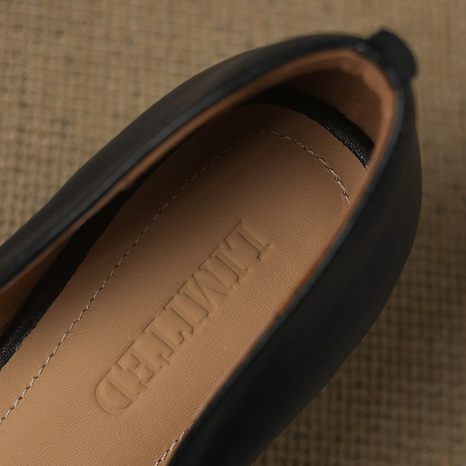 Calenne Leather Heels