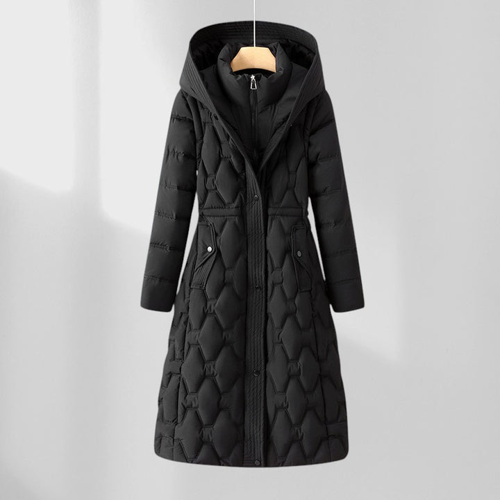 Velmora Quilted Down Coat