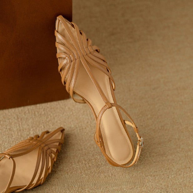 Elowen T-Strap Heels