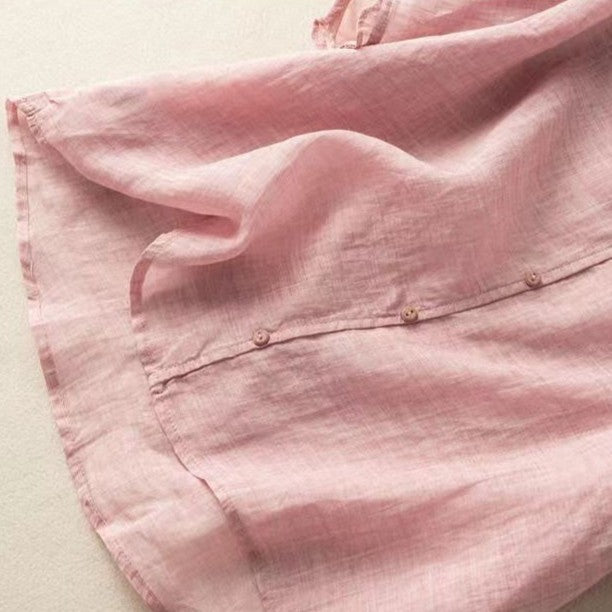 Clevra Cotton-Linen Blouse