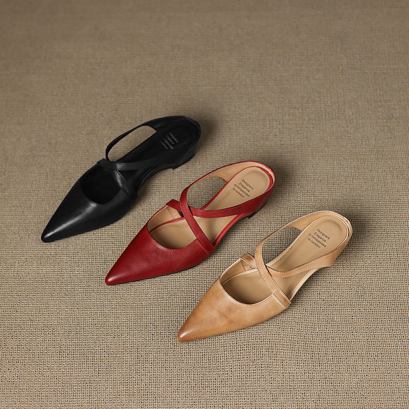 Eryne Leather Mules