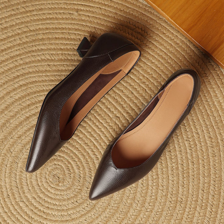 Velena Sculpted Leather Pump