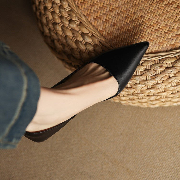 Orlisse Leather Heels