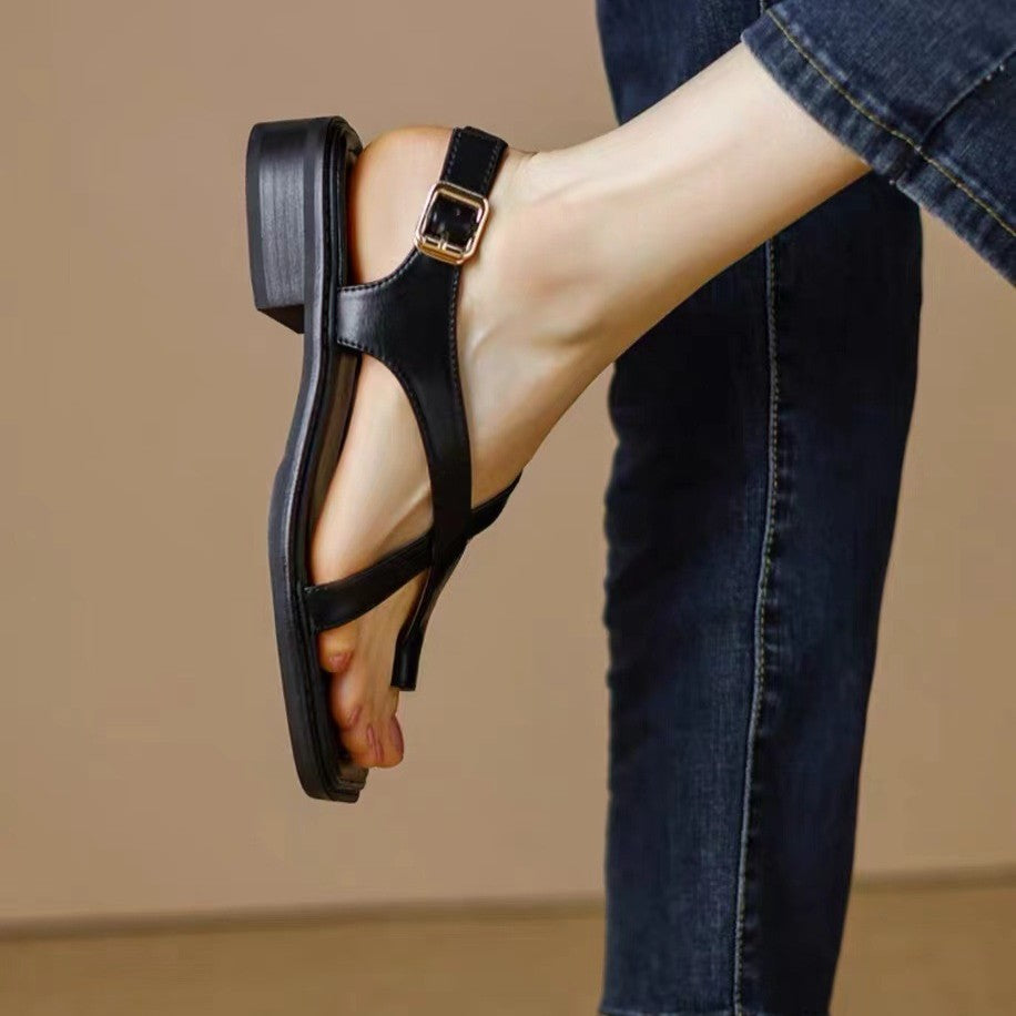 Arlisse Cross-Strap Sandals