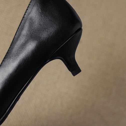 Orlisse Leather Heels