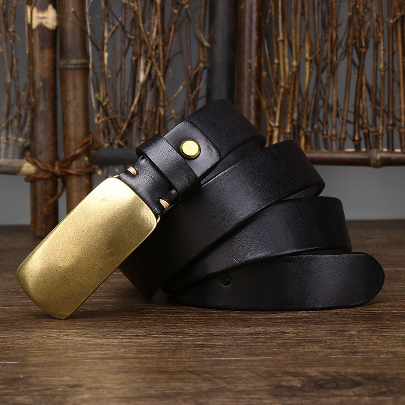 Corven Brass Leather Belt