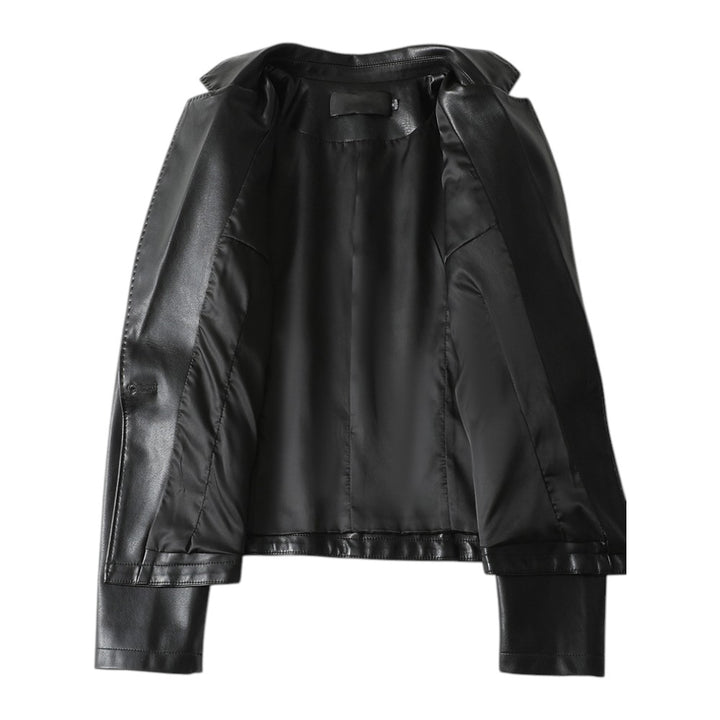 Liora Lambskin Leather Blazer