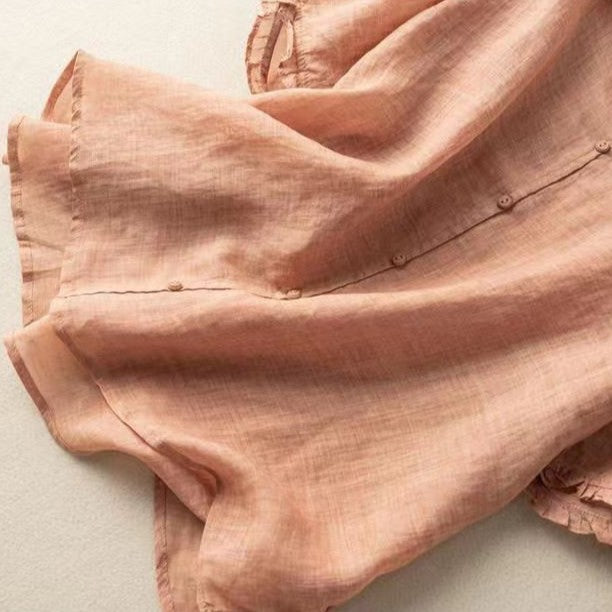 Clevra Cotton-Linen Blouse