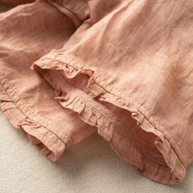 Clevra Cotton-Linen Blouse