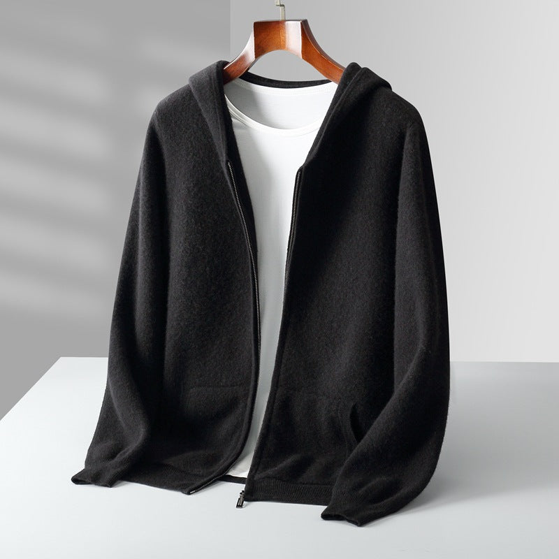 Elvron Wool Hooded Cardigan