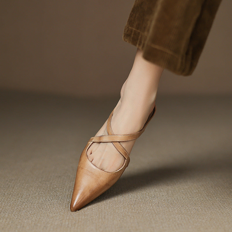 Eryne Leather Mules