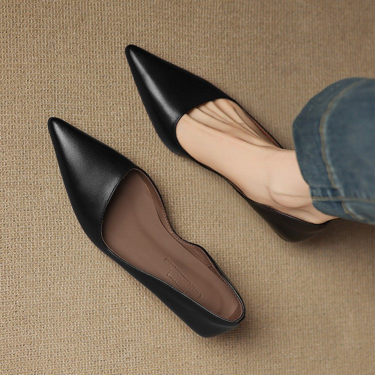 Orlisse Leather Heels