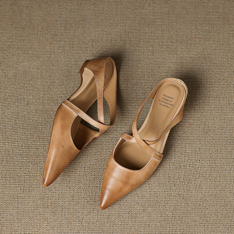 Eryne Leather Mules