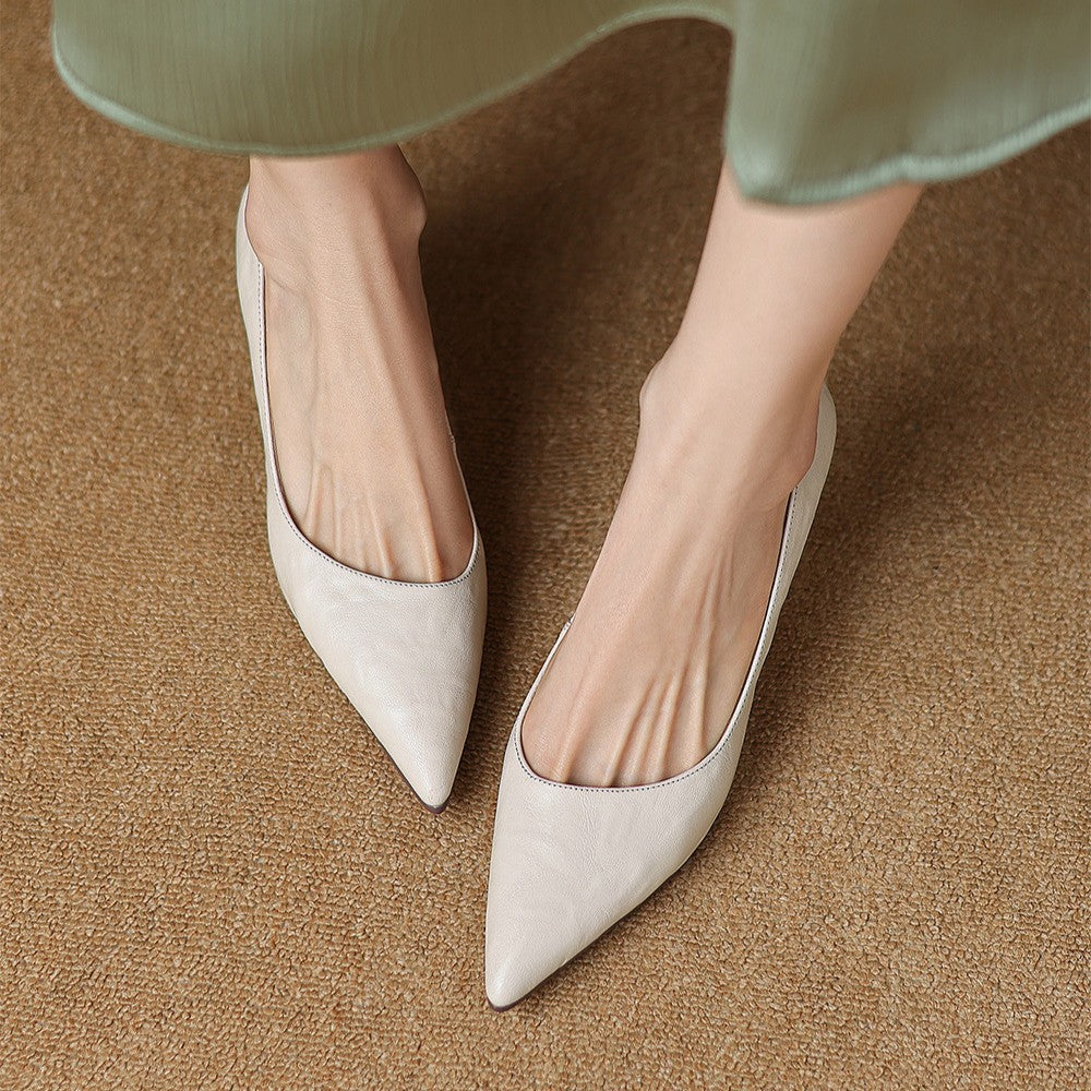 Cymara Leather Heels