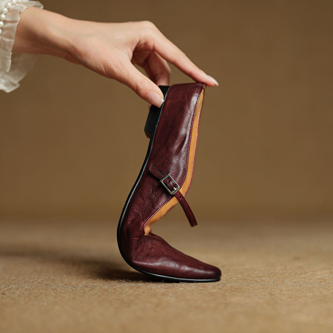 Envara Lambskin Leather Mule