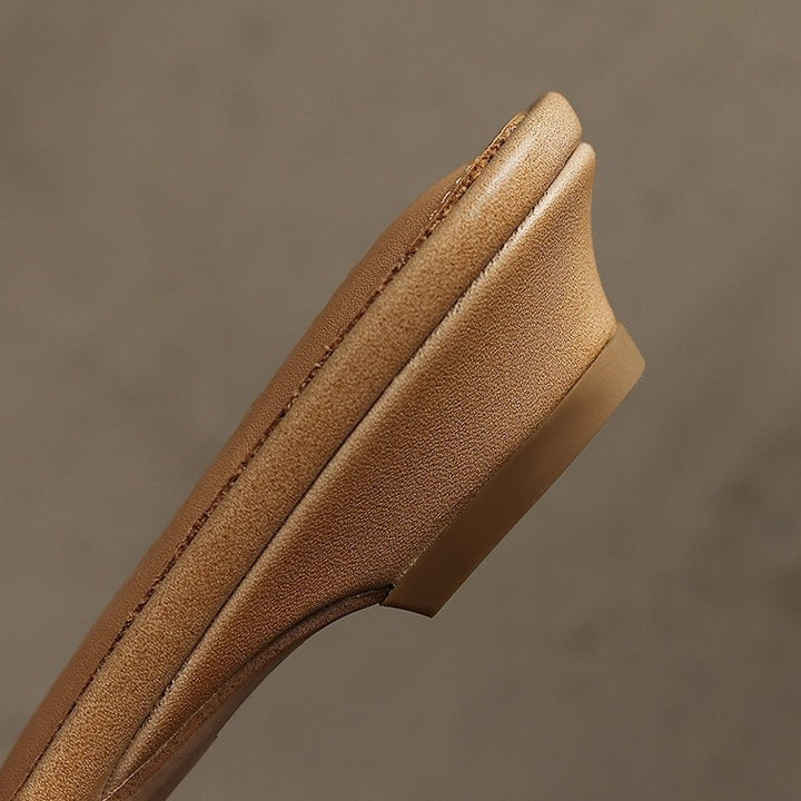 Nola Square Leather Sandals