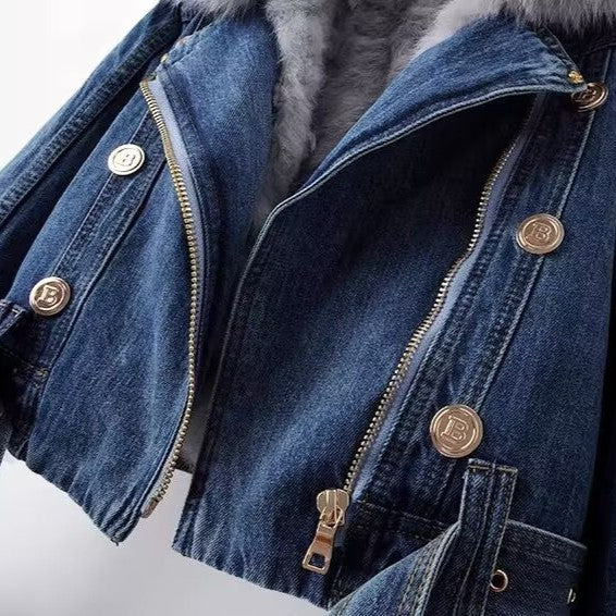 Nerine Denim Parka