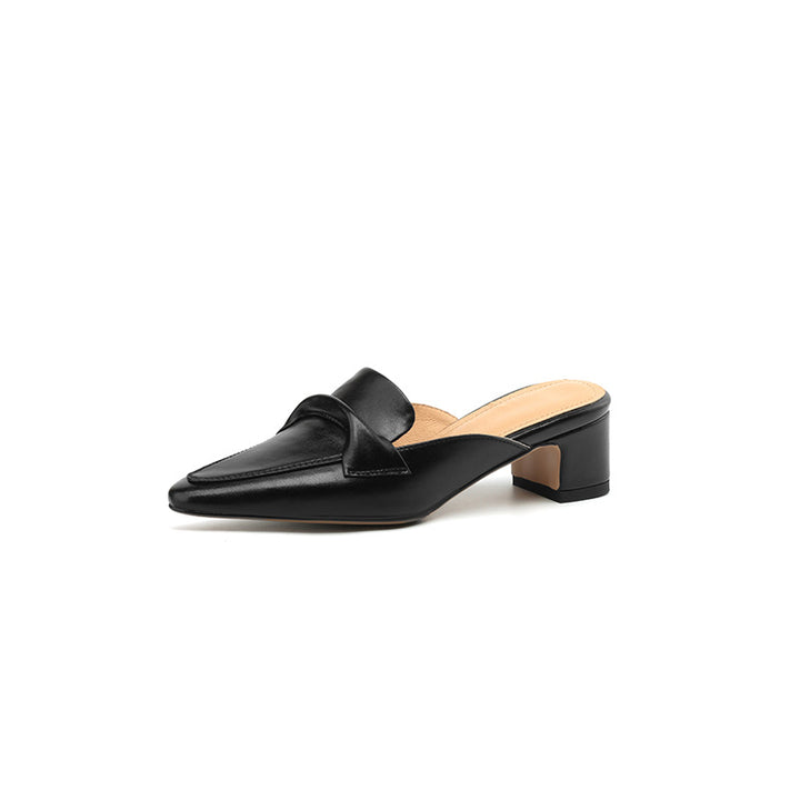 Marloe Pointed Leather Mule