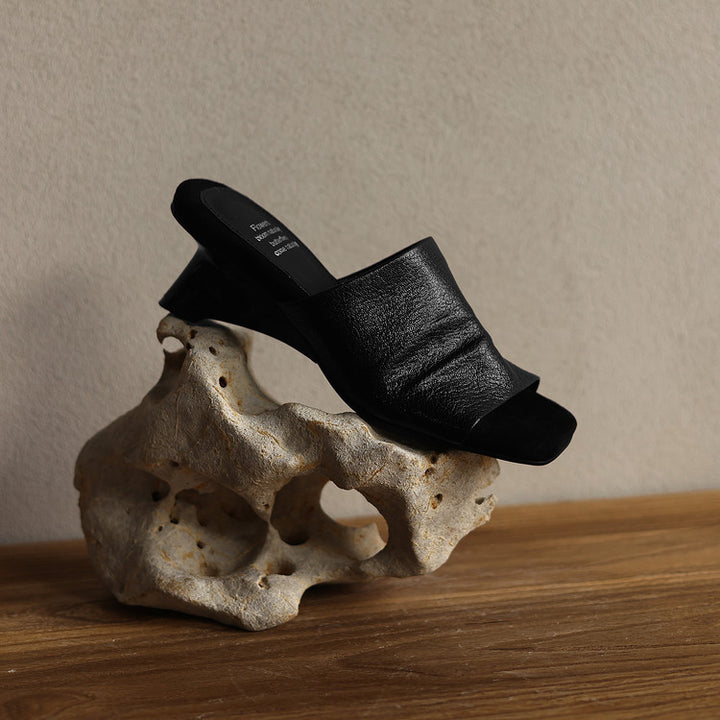 Liora Leather Sandal Mules