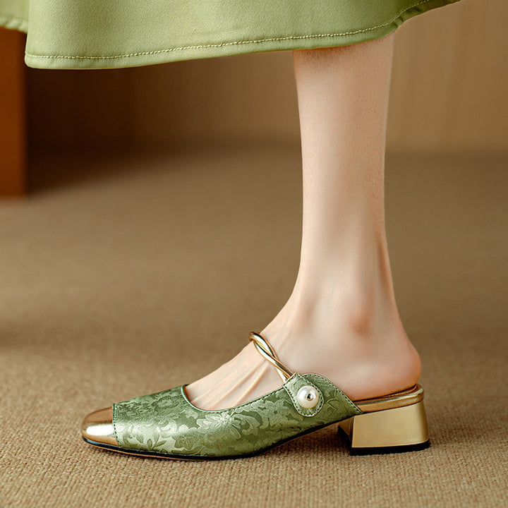 Renna Brocade Mules