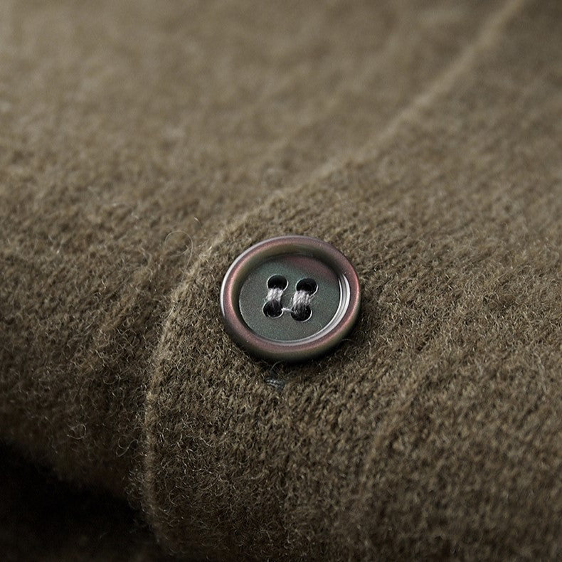 Alvoro Wool Polo Cardigan