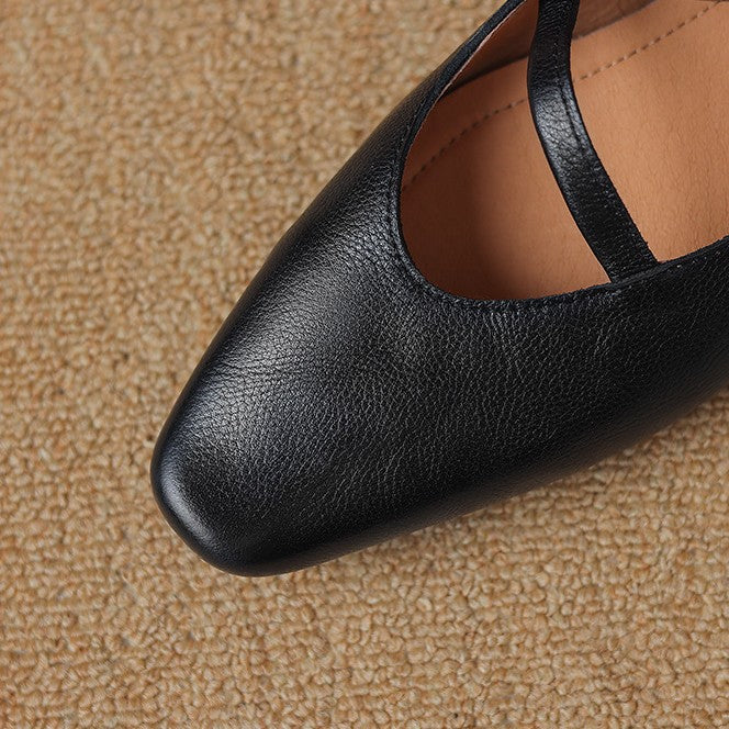 Marvelle Leather Mary Janes