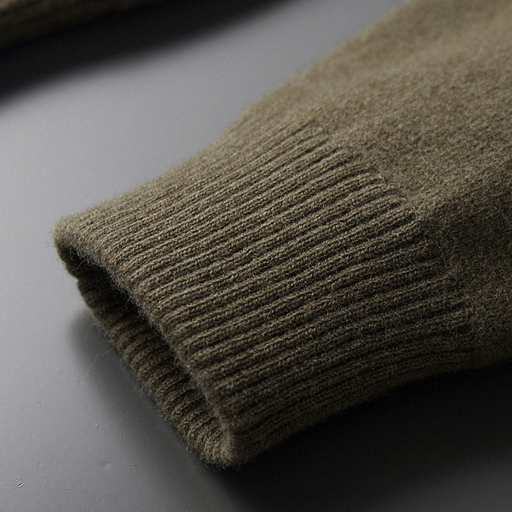 Alvoro Wool Polo Cardigan