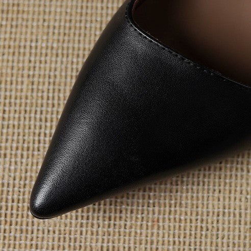 Orlisse Leather Heels