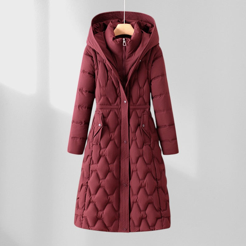 Velmora Quilted Down Coat