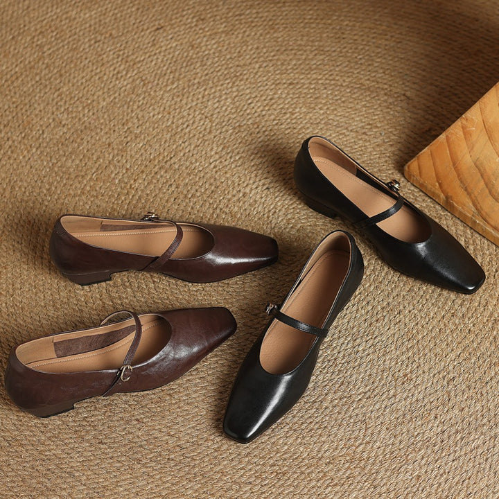 Cédrine Leather Pumps